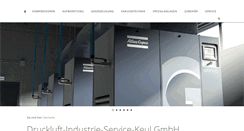 Desktop Screenshot of druckluft-keul.de