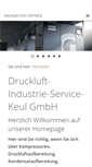 Mobile Screenshot of druckluft-keul.de